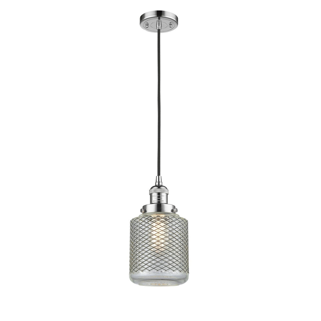 Innovations Franklin Restoration 201C-PN-G262 Pendant Light - Polished Nickel