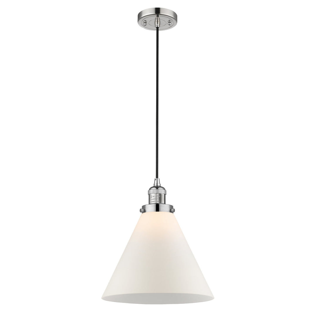 Innovations Franklin Restoration 201C-PN-G41-L Pendant Light - Polished Nickel
