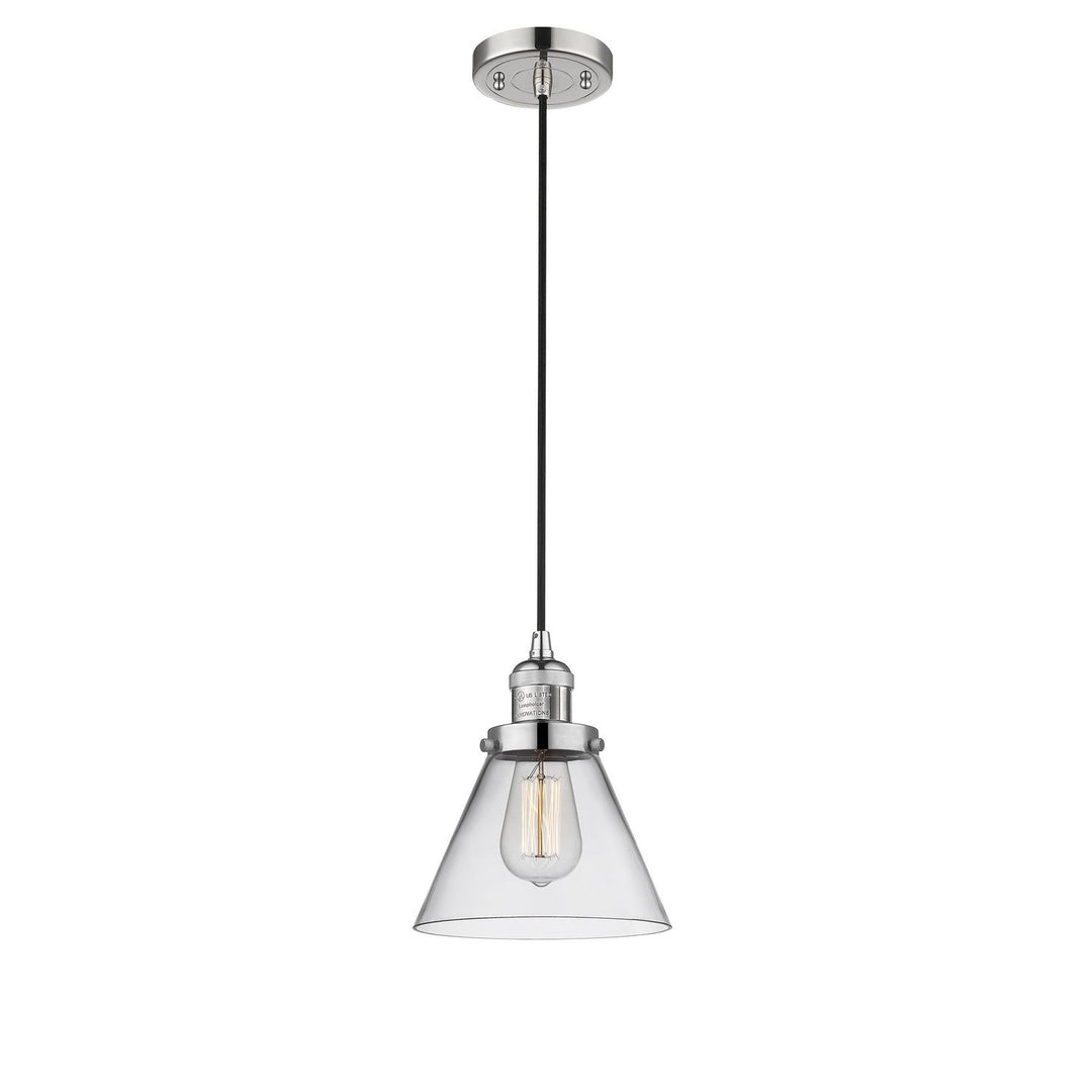 Innovations Franklin Restoration 201C-PN-G42-LED Pendant Light - Polished Nickel