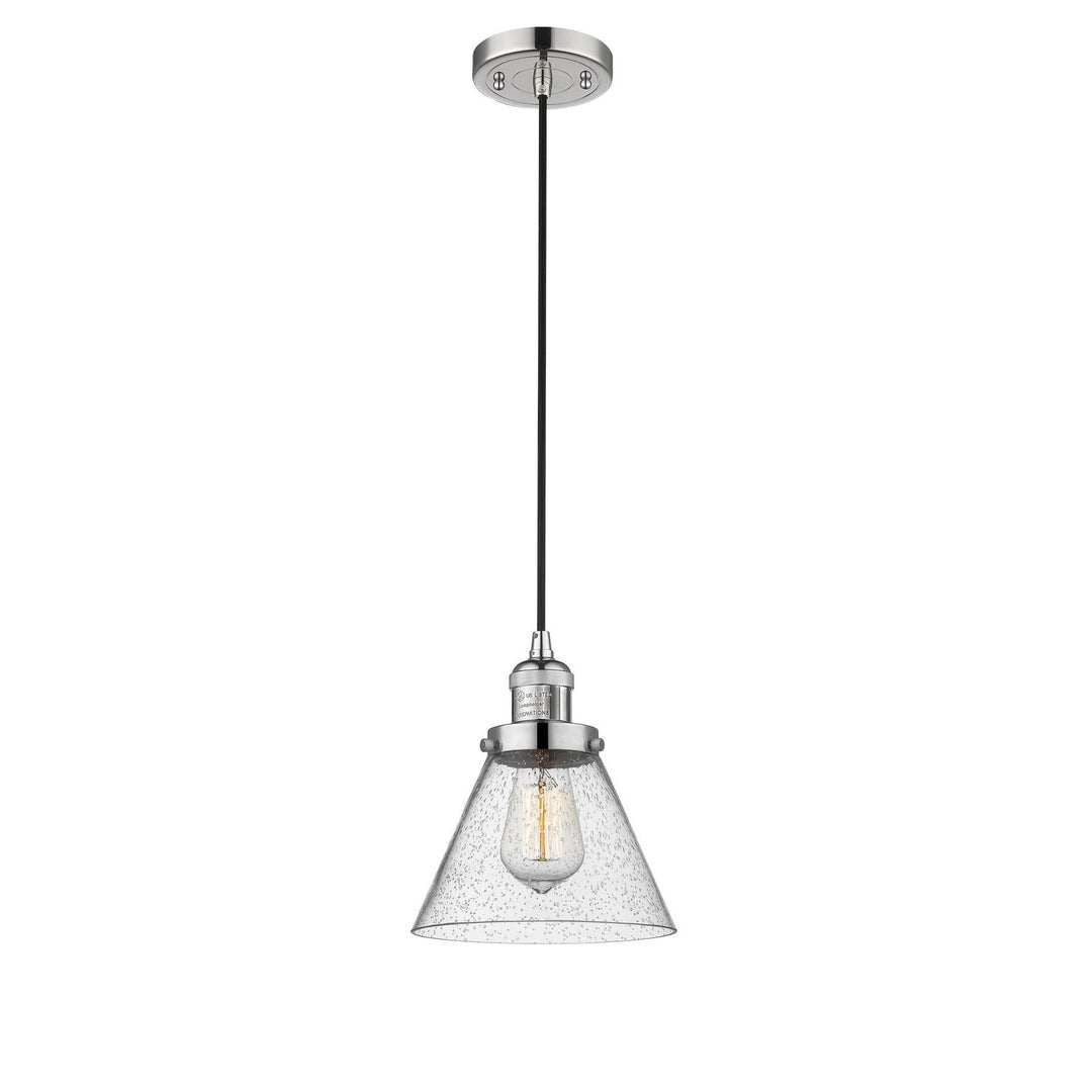 Innovations Franklin Restoration 201C-PN-G44-LED Pendant Light - Polished Nickel