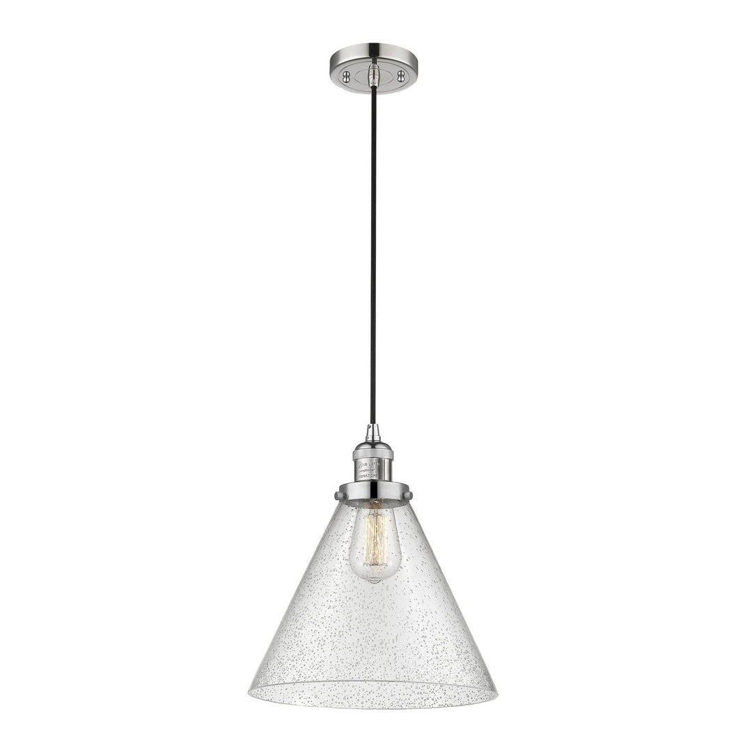 Innovations Franklin Restoration 201C-PN-G44-L-LED Pendant Light - Polished Nickel