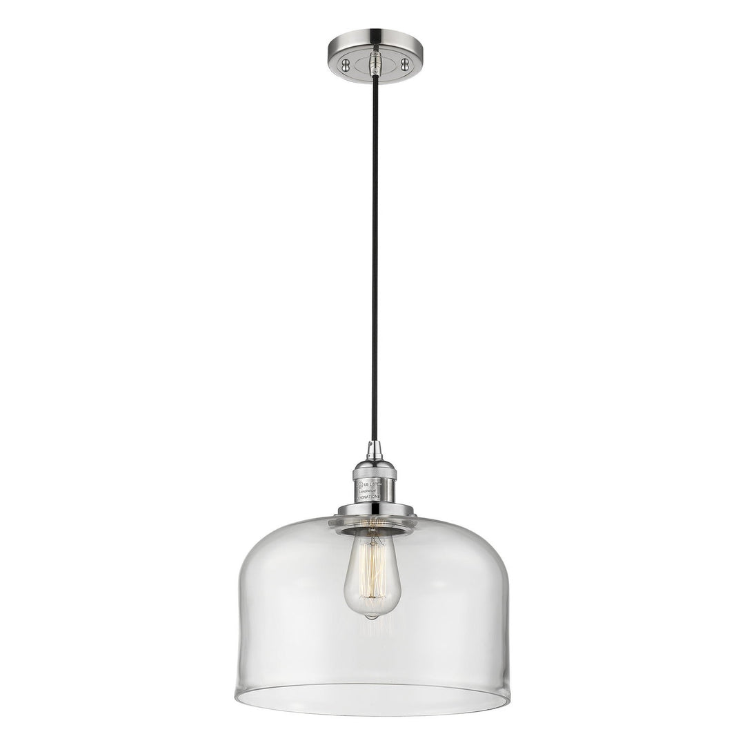 Innovations Franklin Restoration 201C-PN-G72-L Pendant Light - Polished Nickel