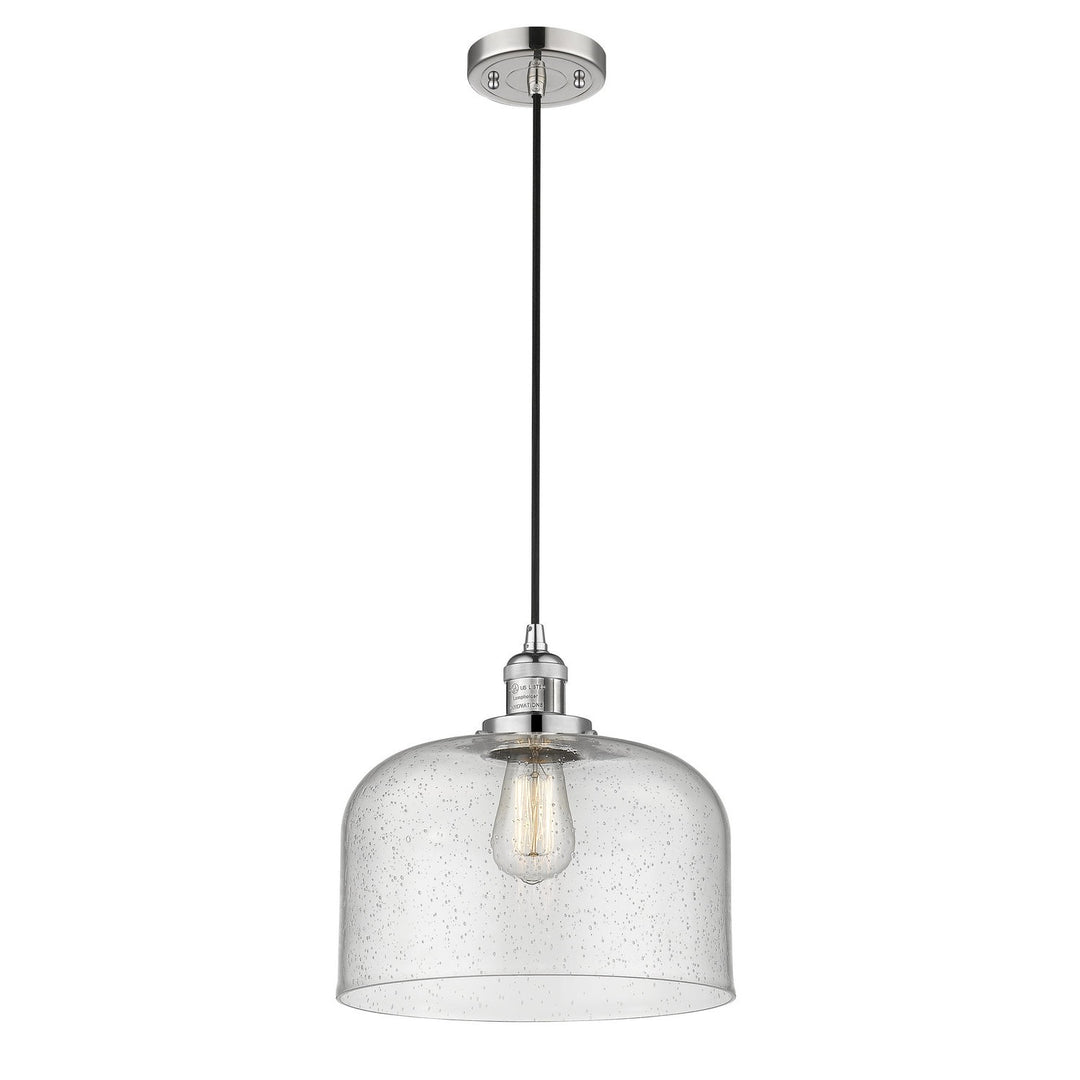 Innovations Franklin Restoration 201C-PN-G74-L Pendant Light - Polished Nickel