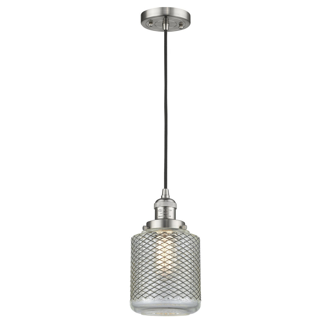 Innovations Franklin Restoration 201C-SN-G262 Pendant Light - Brushed Satin Nickel