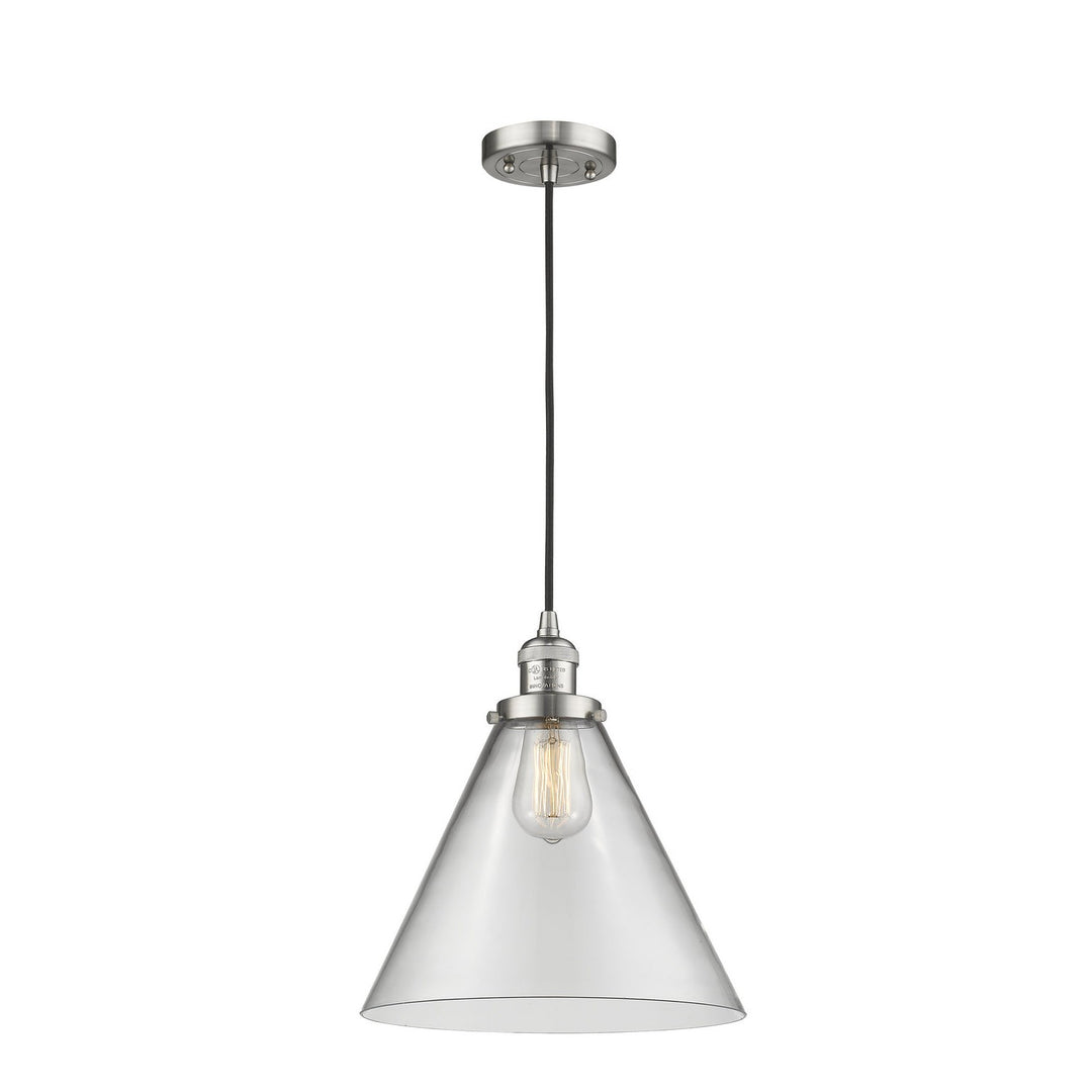 Innovations Franklin Restoration 201C-SN-G42-L Pendant Light - Brushed Satin Nickel