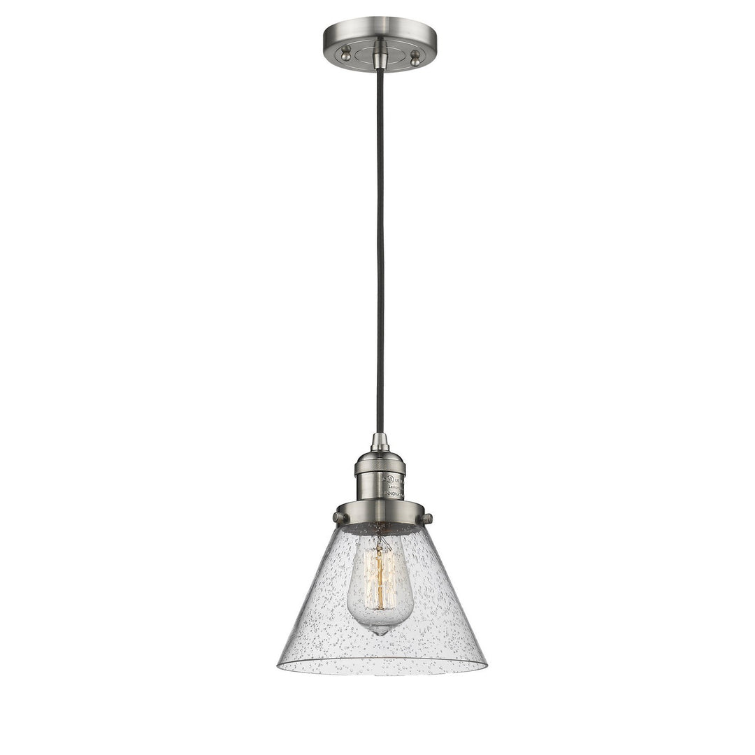 Innovations Franklin Restoration 201C-SN-G44-LED Pendant Light - Brushed Satin Nickel