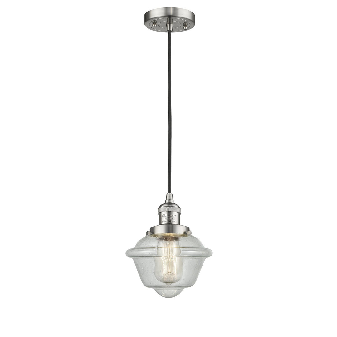 Innovations Franklin Restoration 201C-SN-G534-LED Pendant Light - Brushed Satin Nickel