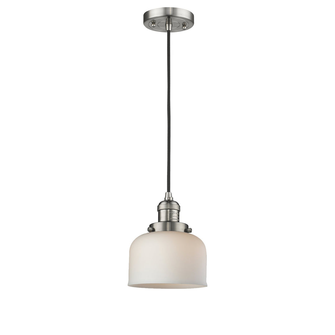 Innovations Franklin Restoration 201C-SN-G71-LED Pendant Light - Brushed Satin Nickel
