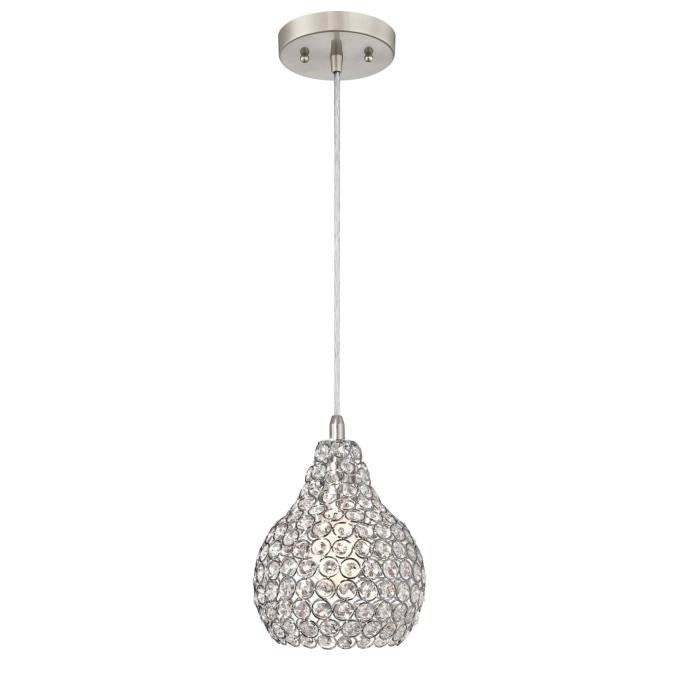 Westinghouse Kelcie 6103700 Pendant Light - Brushed Nickel