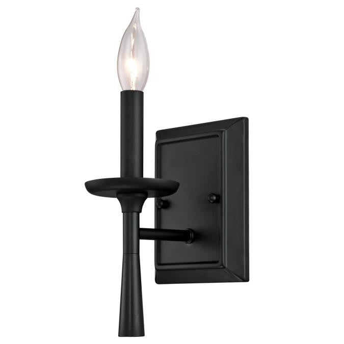 Westinghouse Meadowbrook 6324000 Wall Sconce Light - Matte Black