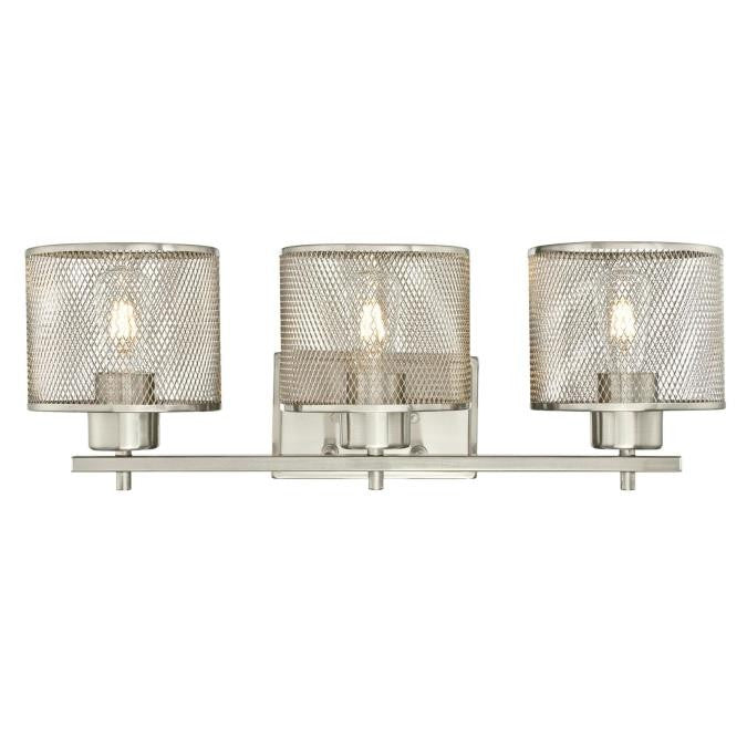 Westinghouse Morrison 6327600 Bath Vanity Light 9 in. wide - Brushed Nickel