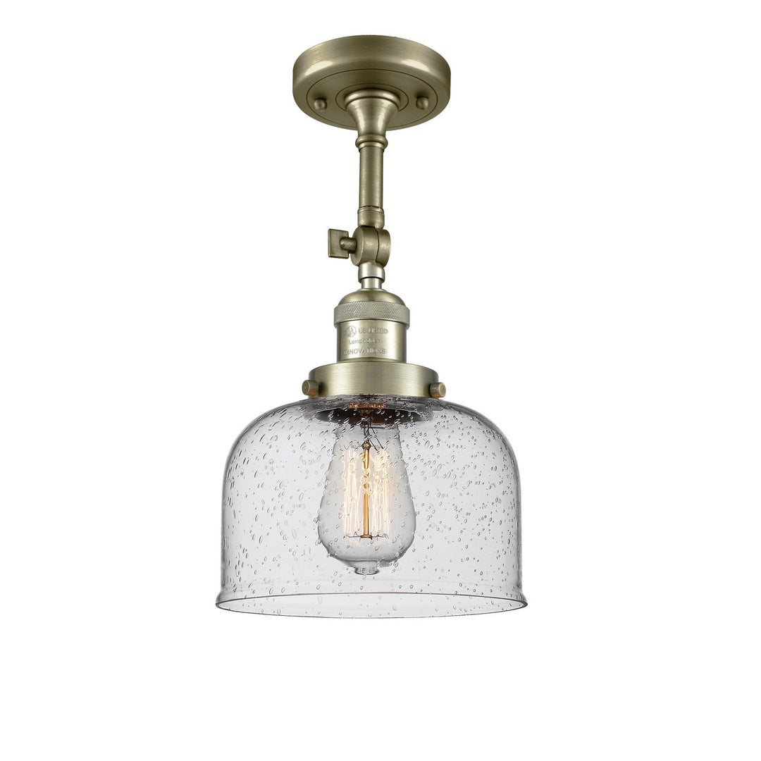 Innovations Franklin Restoration 201F-AB-G74 Ceiling Light - Antique Brass