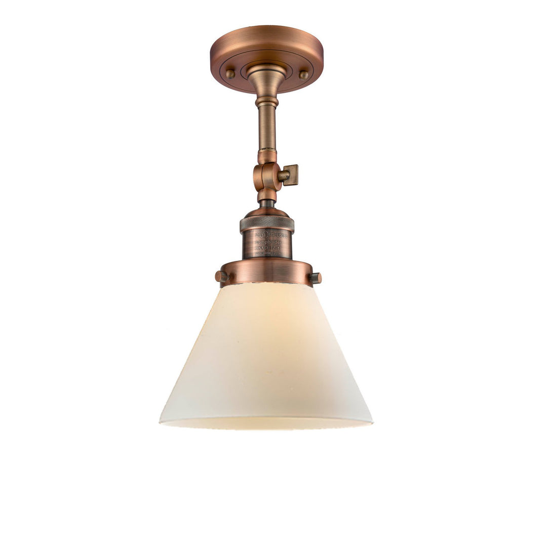 Innovations Franklin Restoration 201F-AC-G41-LED Ceiling Light - Antique Copper