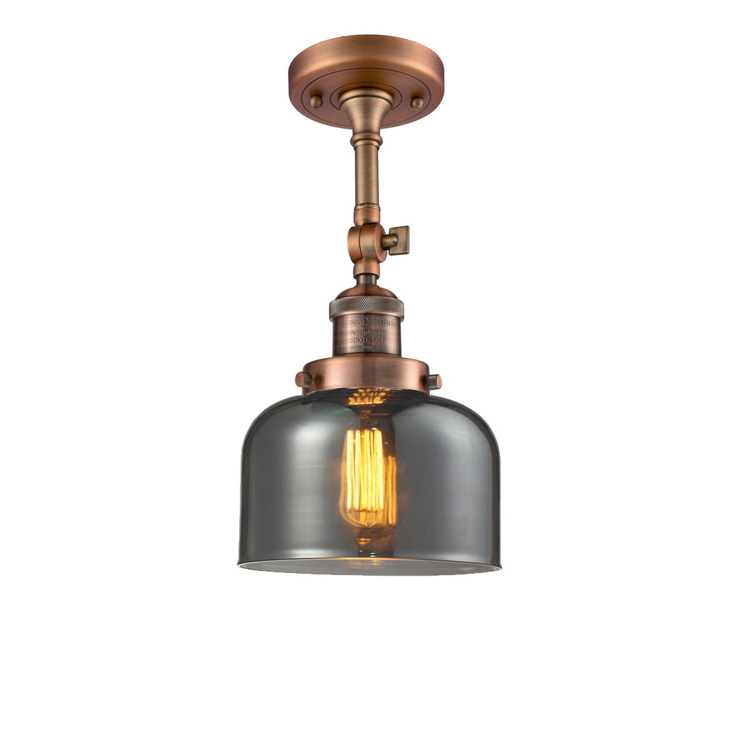 Innovations Franklin Restoration 201F-AC-G73-LED Ceiling Light - Antique Copper