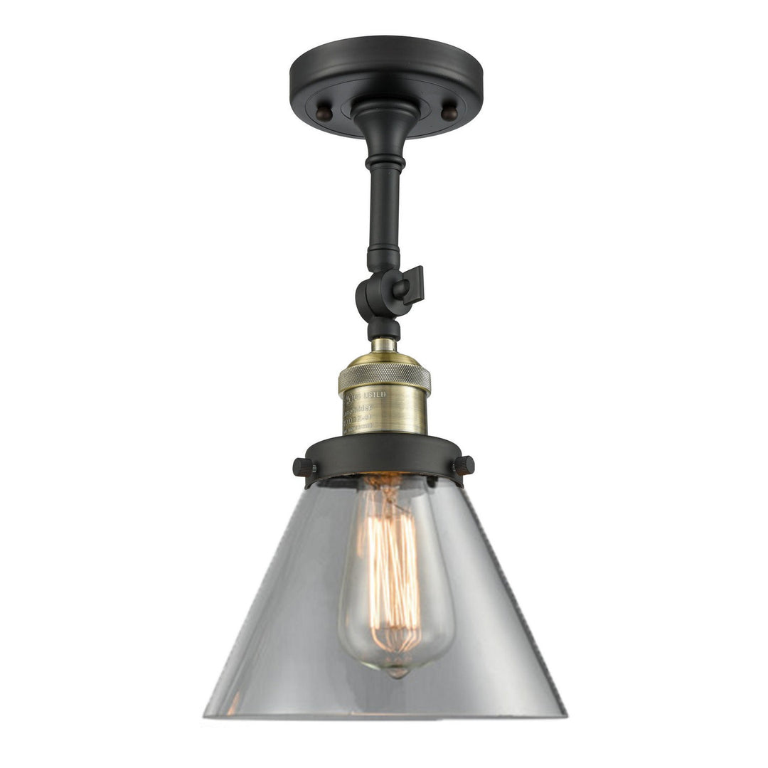Innovations Franklin Restoration 201F-BAB-G42 Ceiling Light - Black Antique Brass