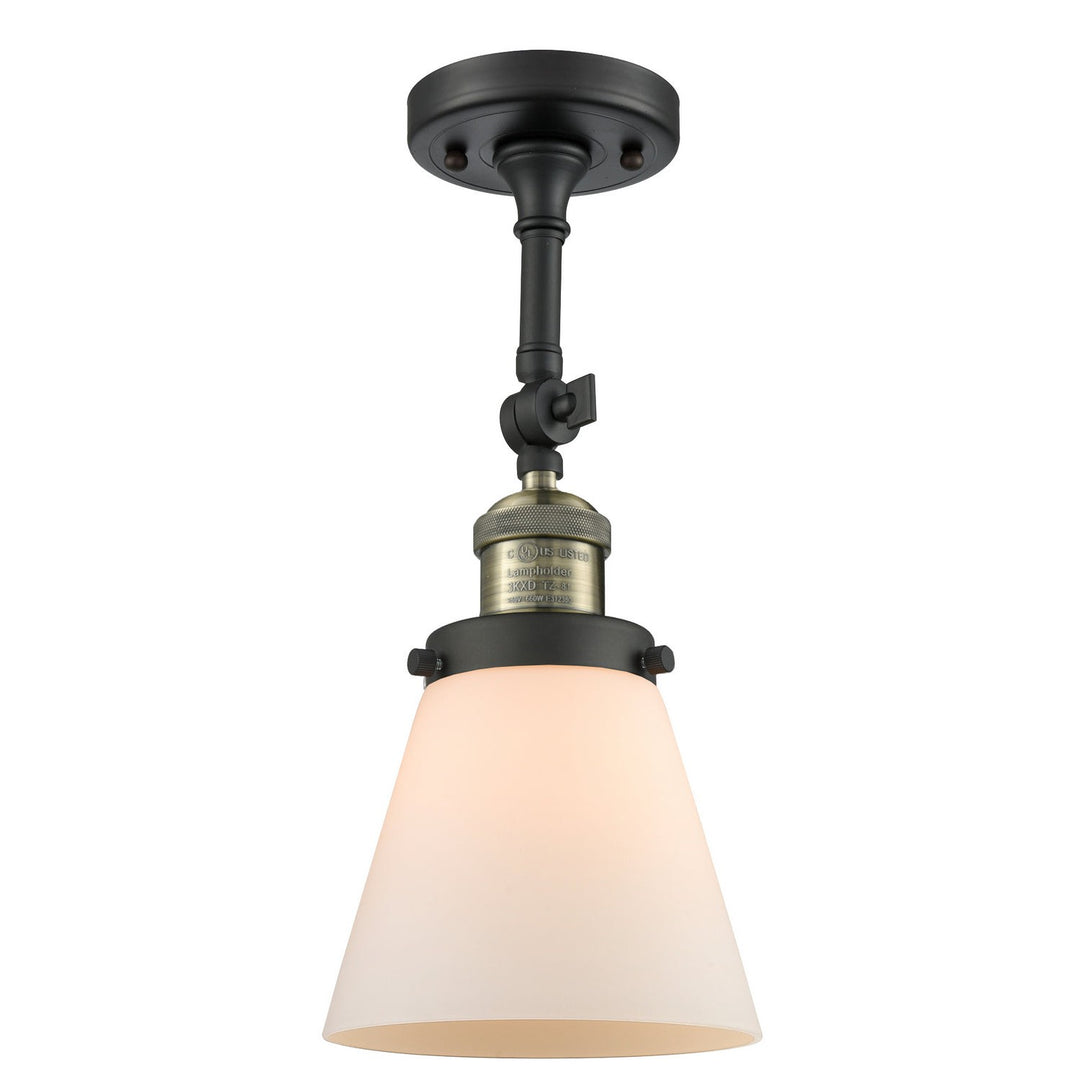 Innovations Franklin Restoration 201F-BAB-G61 Ceiling Light - Black Antique Brass