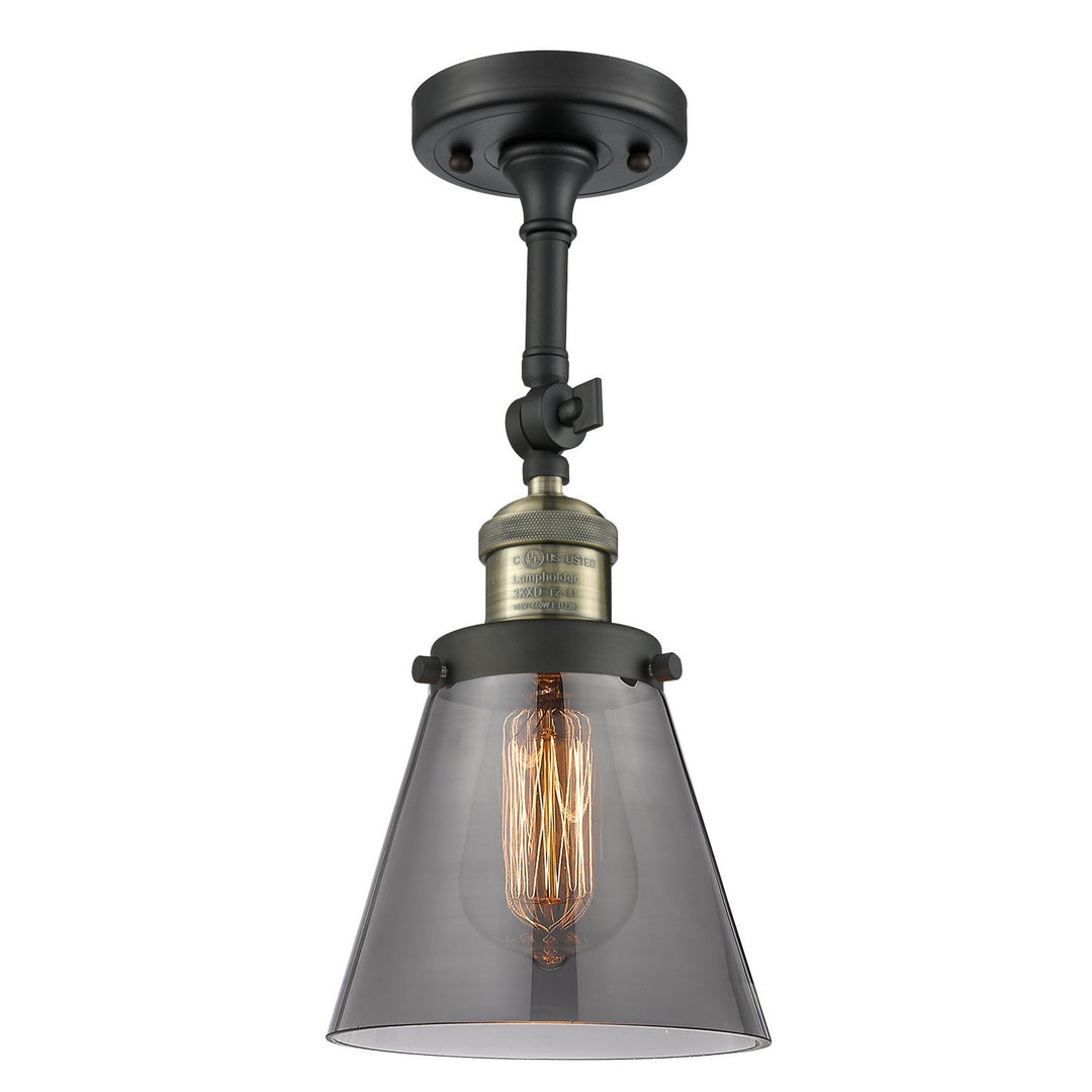 Innovations Franklin Restoration 201F-BAB-G63 Ceiling Light - Black Antique Brass