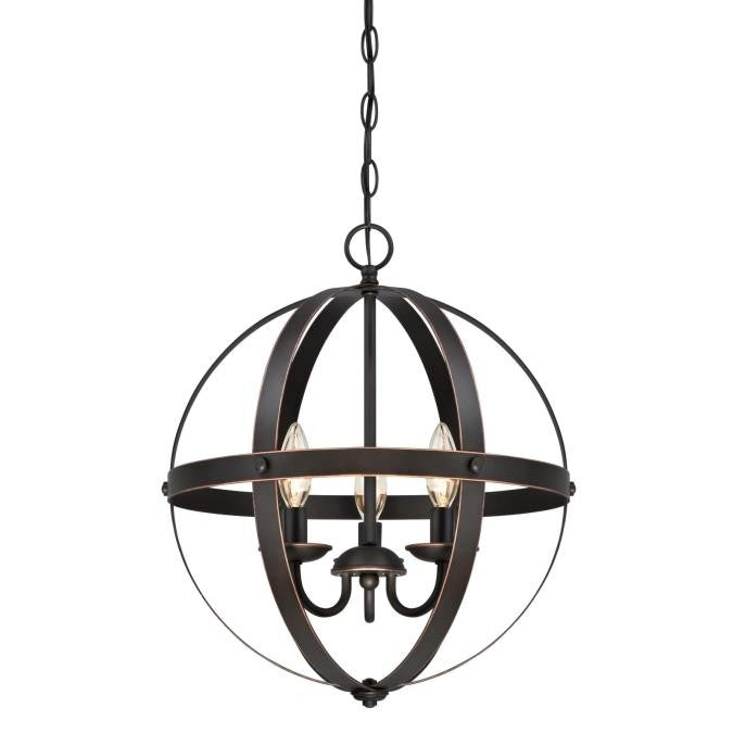 Westinghouse Stella Mira 6341800 Chandelier Light - Oil Rubbed Bronze With Highlights