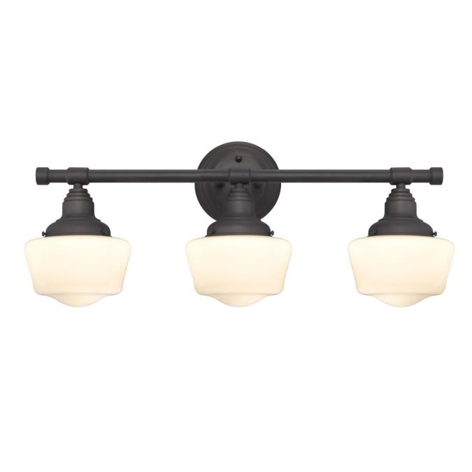 Westinghouse Scholar 6342100 Bath Vanity Light 8 in. wide - Oil Rubbed Bronze