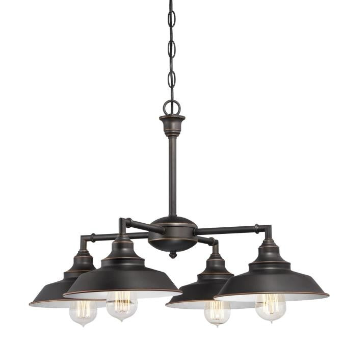 Westinghouse Iron Hill 6343300 Pendant Light - Oil Rubbed Bronze With Highlights