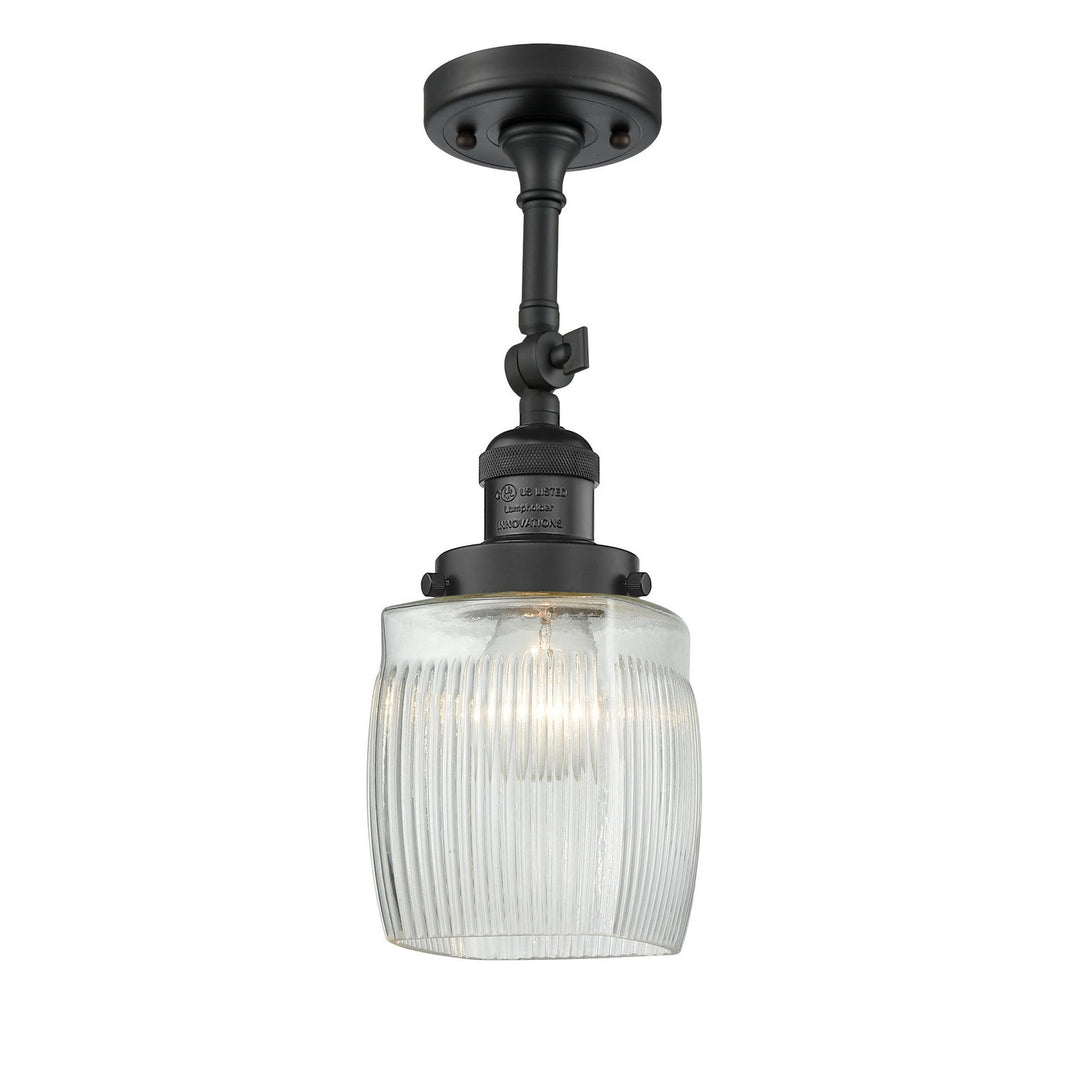 Innovations Franklin Restoration 201F-BK-G302 Ceiling Light - Matte Black