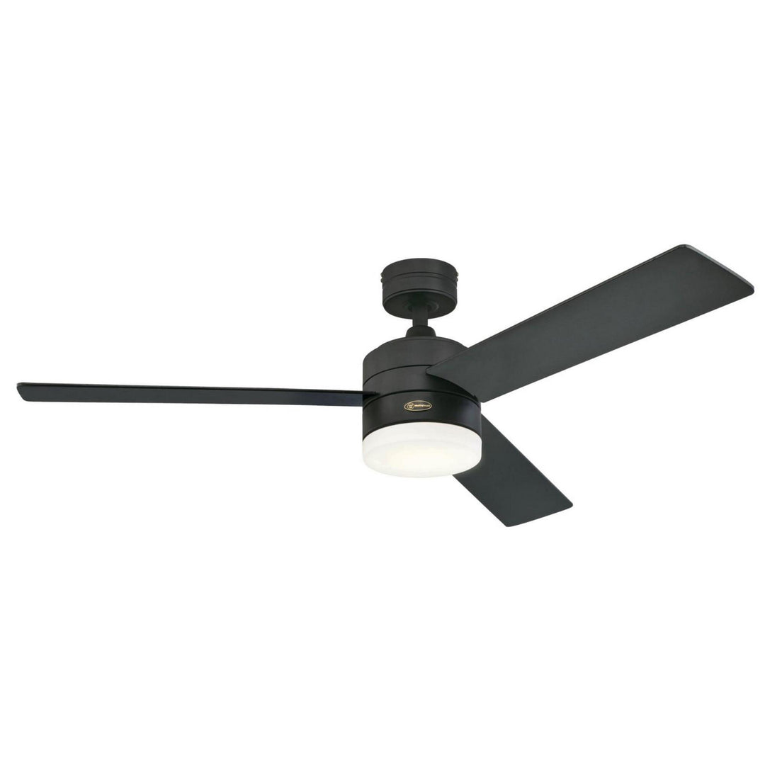 Westinghouse Alta Vista 7205900 Ceiling Fan - Matte Black, Black / Bleached Cherry/