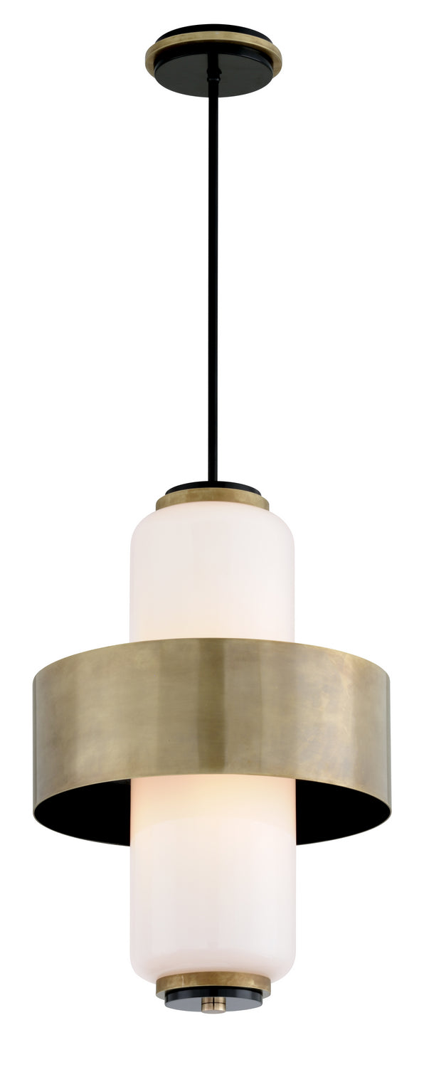 Corbett Melrose 275-44-VB/SBK Pendant Light - Vintage Brass