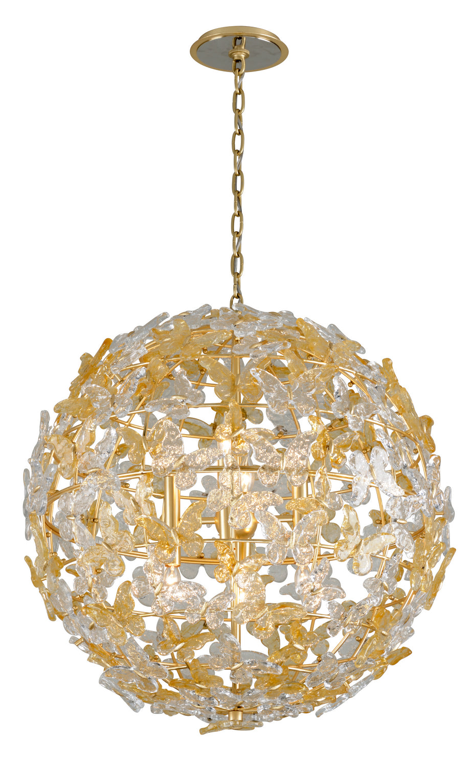 Corbett Milan 279-48 Pendant Light - Gold Leaf