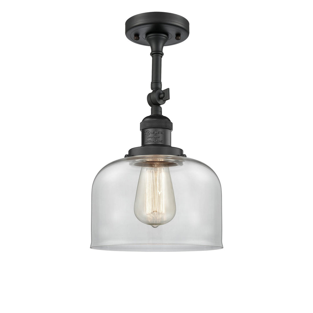 Innovations Franklin Restoration 201F-BK-G72-LED Ceiling Light - Matte Black