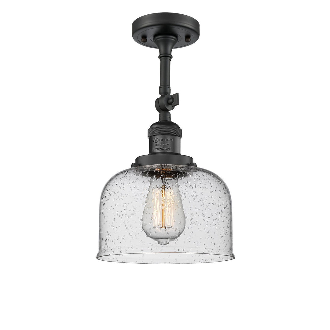 Innovations Franklin Restoration 201F-BK-G74 Ceiling Light - Matte Black