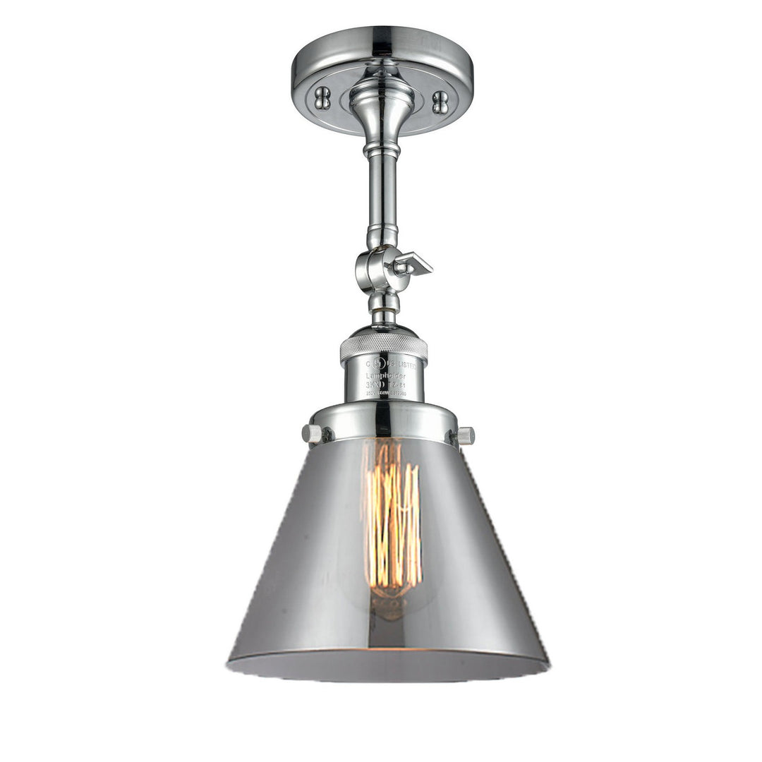 Innovations Franklin Restoration 201F-PC-G43-LED Ceiling Light - Polished Chrome