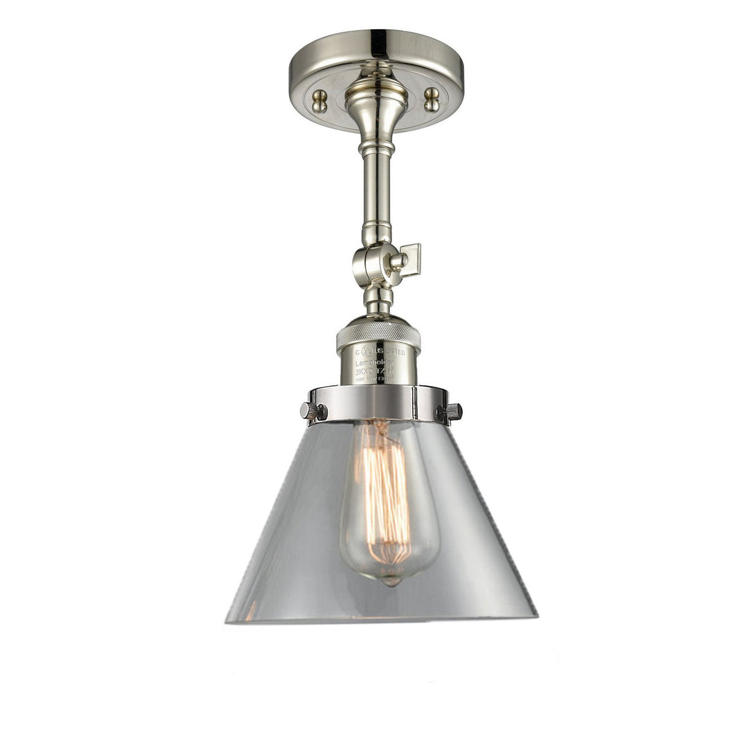 Innovations Franklin Restoration 201F-PN-G42-LED Ceiling Light - Polished Nickel