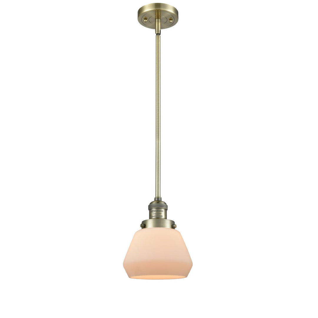 Innovations Franklin Restoration 201S-AB-G171 Pendant Light - Antique Brass