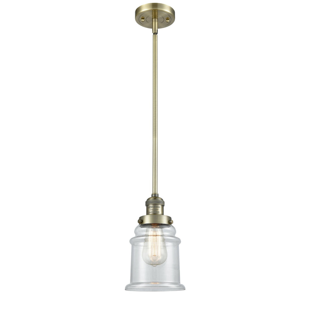 Innovations Franklin Restoration 201S-AB-G182 Pendant Light - Antique Brass