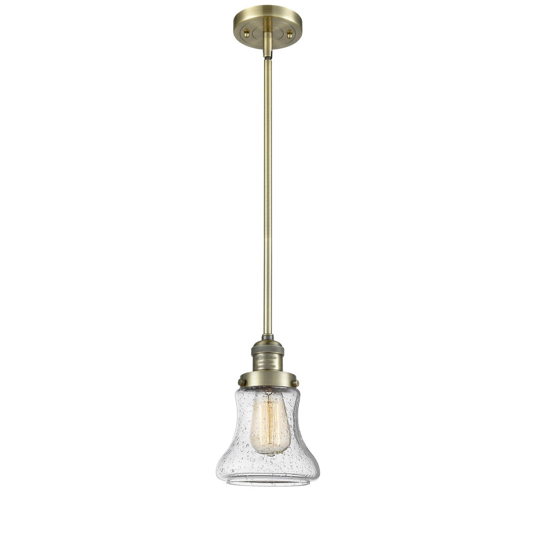 Innovations Franklin Restoration 201S-AB-G194 Pendant Light - Antique Brass