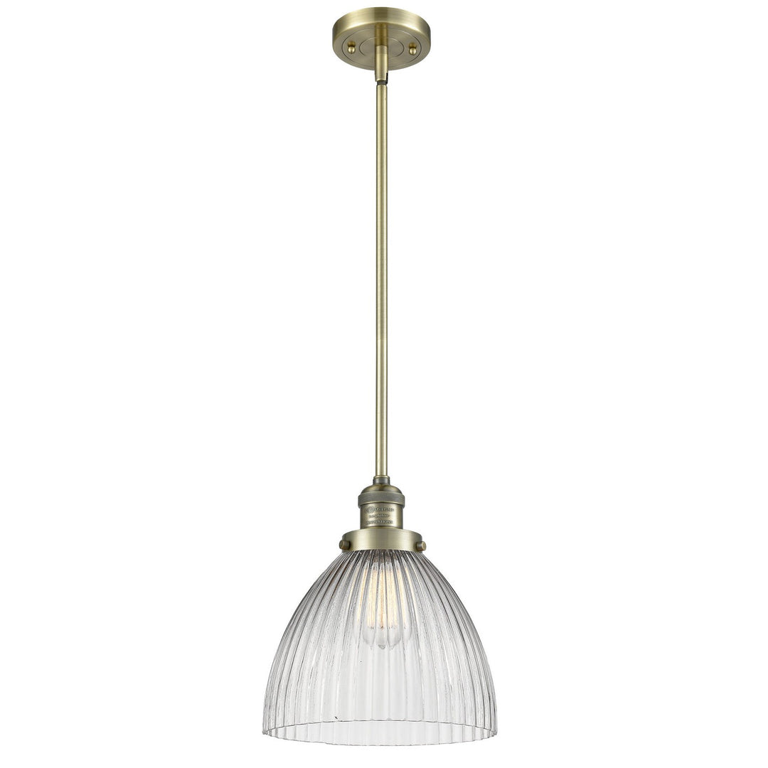 Innovations Franklin Restoration 201S-AB-G222 Pendant Light - Antique Brass