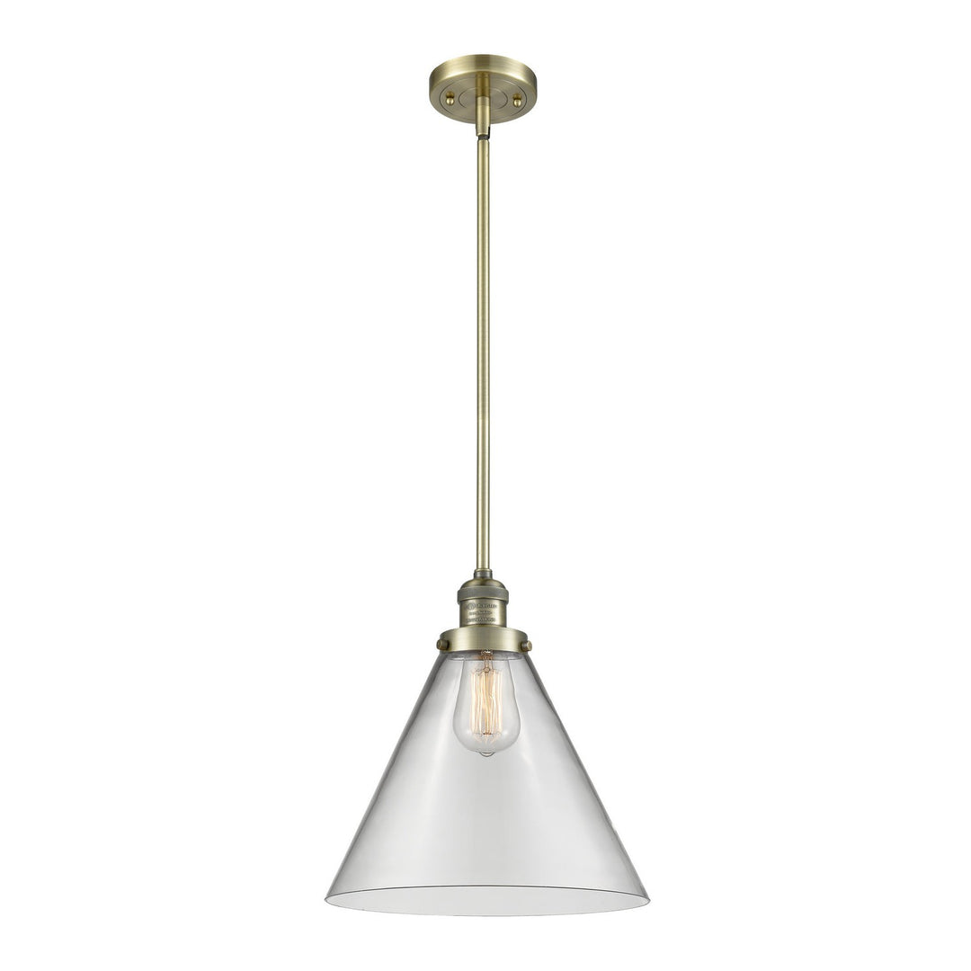 Innovations Franklin Restoration 201S-AB-G42-L-LED Pendant Light - Antique Brass