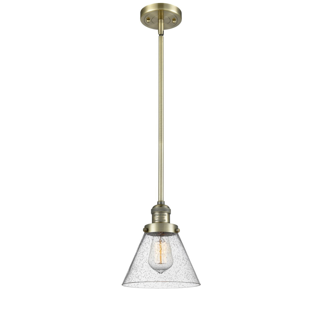 Innovations Franklin Restoration 201S-AB-G44 Pendant Light - Antique Brass