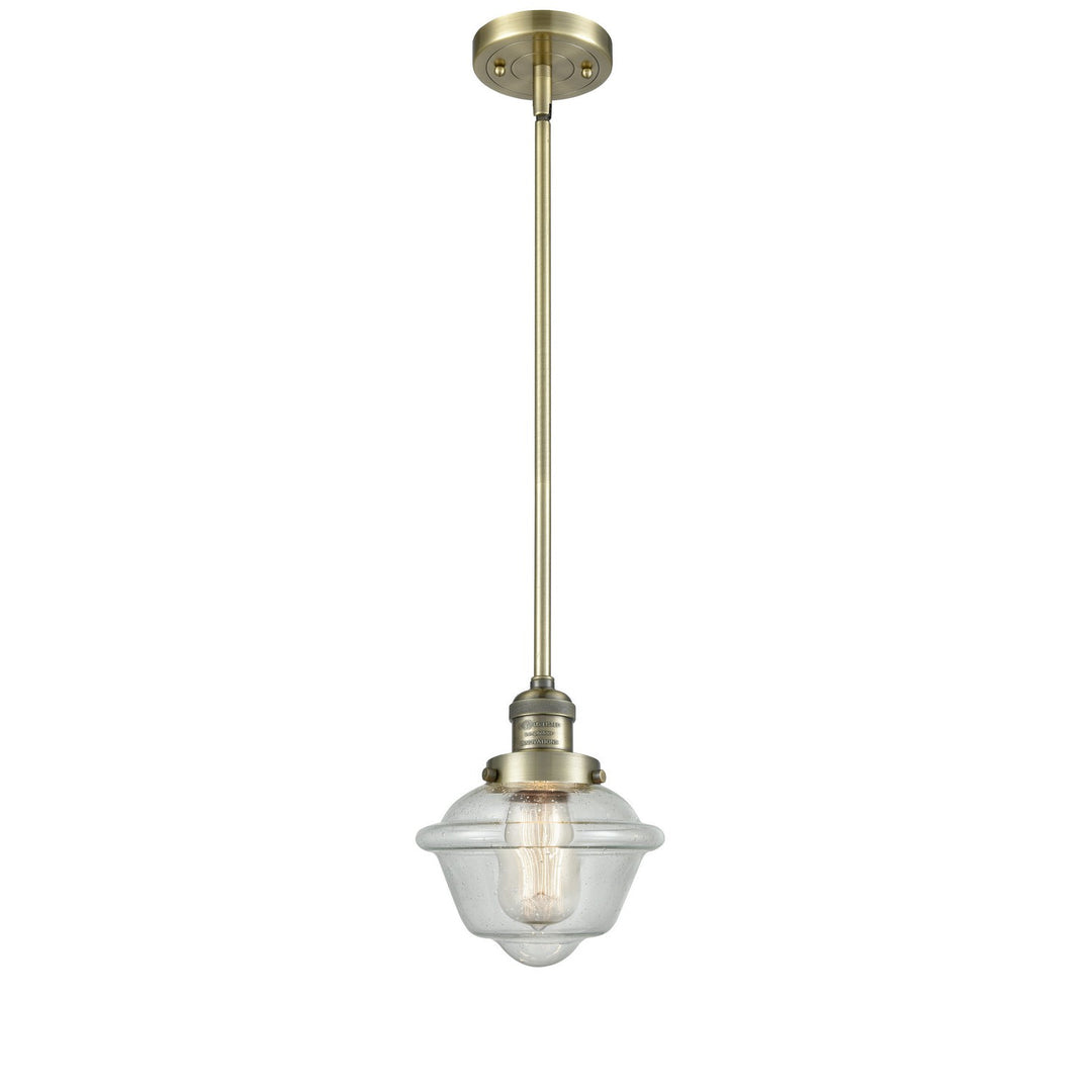 Innovations Franklin Restoration 201S-AB-G534 Pendant Light - Antique Brass