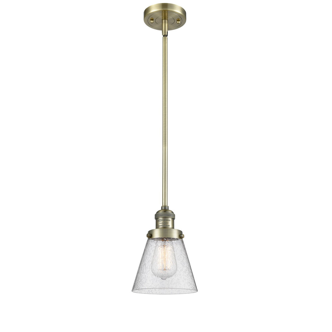 Innovations Franklin Restoration 201S-AB-G64 Pendant Light - Antique Brass