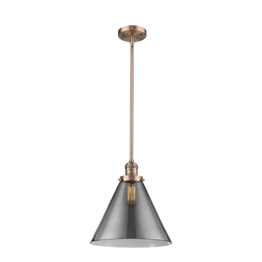 Innovations Franklin Restoration 201S-AC-G43-L Pendant Light - Antique Copper
