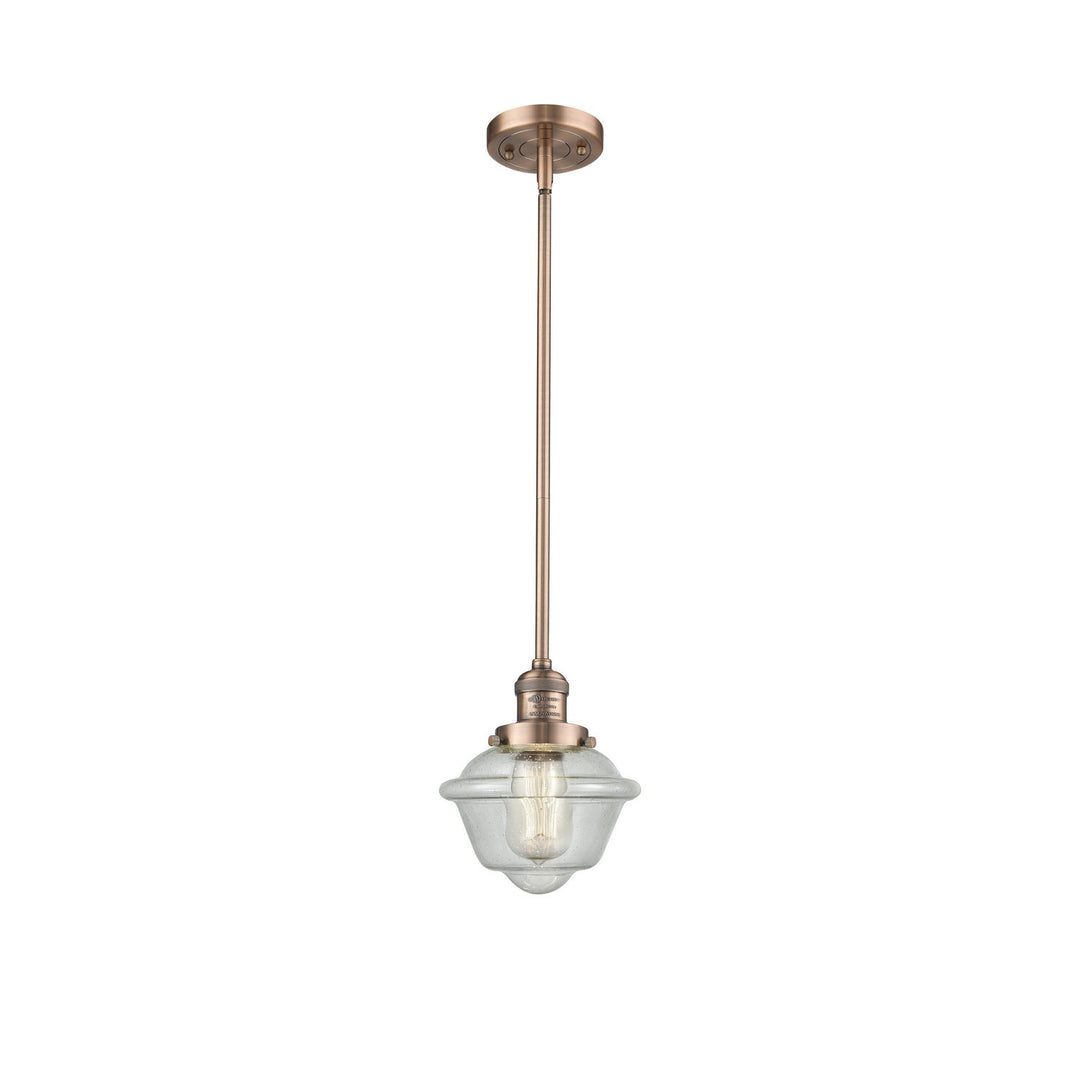 Innovations Franklin Restoration 201S-AC-G534-LED Pendant Light - Antique Copper