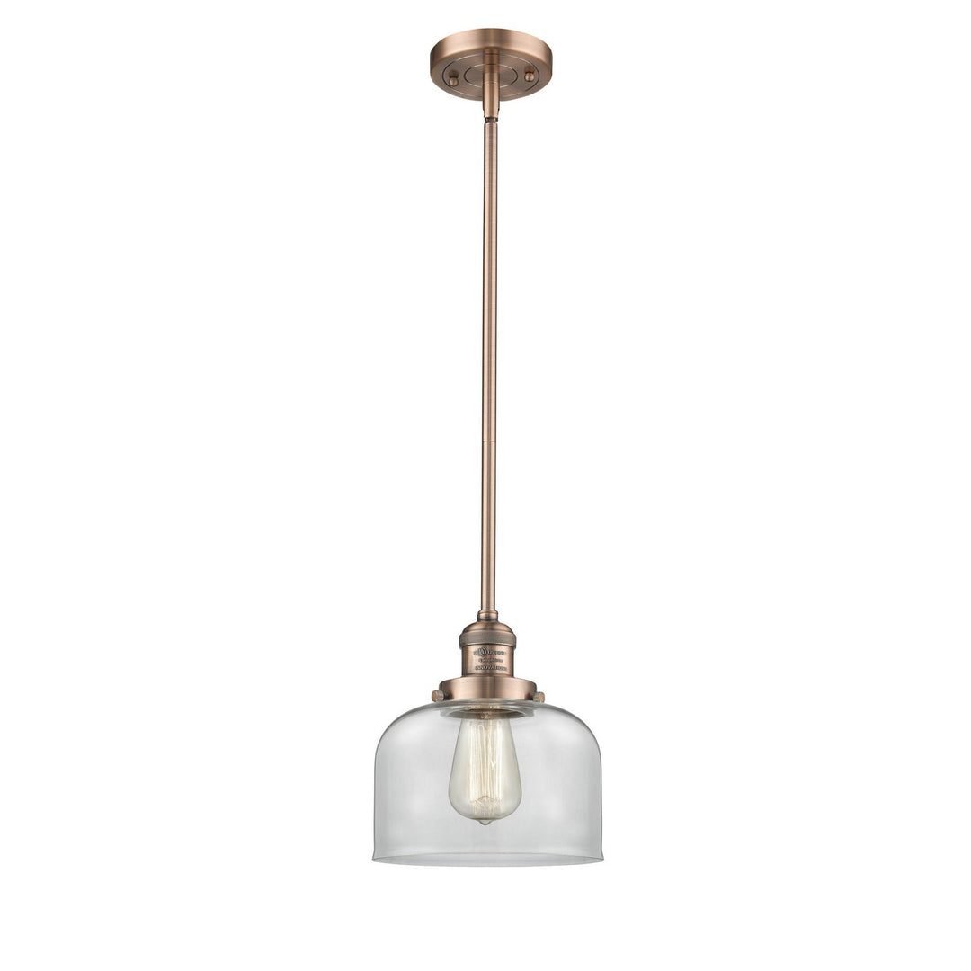 Innovations Franklin Restoration 201S-AC-G72-LED Pendant Light - Antique Copper
