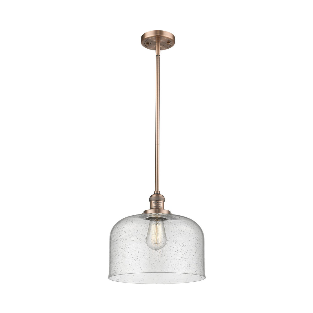 Innovations Franklin Restoration 201S-AC-G74-L Pendant Light - Antique Copper