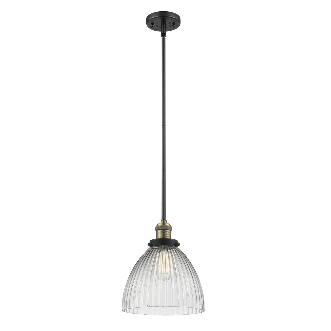 Innovations Franklin Restoration 201S-BAB-G222 Pendant Light - Black Antique Brass