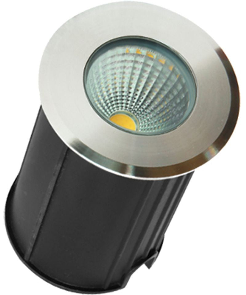 Westgate Lighting IGL-3W-40K  In-Ground Light Landscape Light Pewter, Nickel, Silver