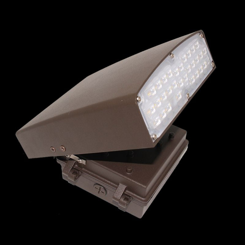 Westgate Lighting LWA-20NW  Led Adjustable Cutoff Wall Pack Outdoor Bronze / Dark