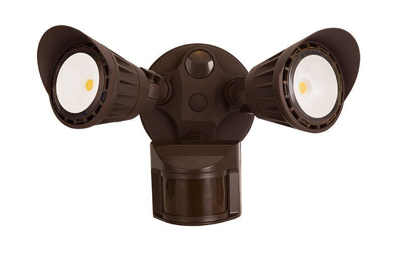 Westgate Lighting SL-20W-50K-BZ-P  Led Security Lights With Pir Sensor Outdoor Bronze / Dark