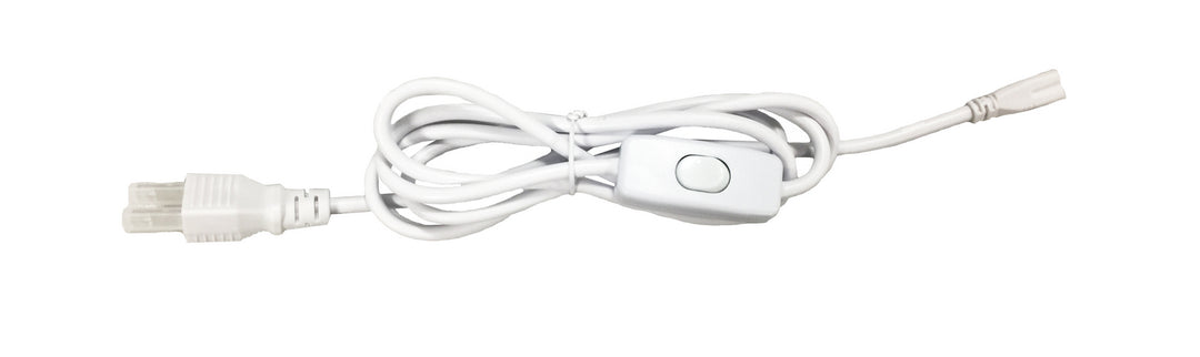 Westgate Lighting T5-6FT-PCS  Plug In Power Cord With Switch Decor White