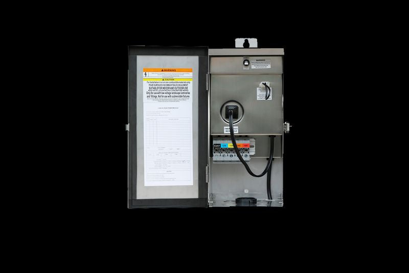 Westgate Lighting TR-300W-MT-SS  Landscape Transformer Landscape Light Pewter, Nickel, Silver